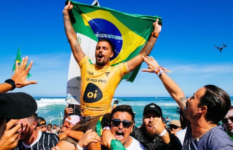 Filipe Toledo fica com o título da etapa de Saquarema, Campeonato Brasileiro e Libertadores