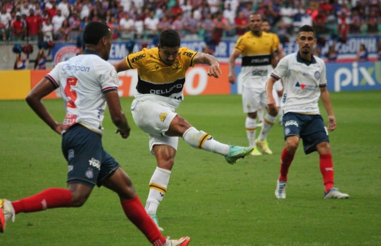 Tigre deixou a vitória escapar para o Bahia e perdeu de virada