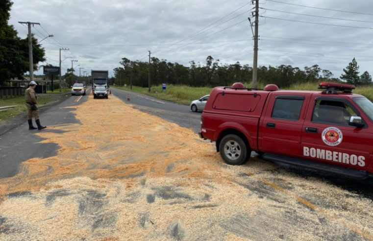 Rodovia Jorge Lacerda: trabalhos de limpeza da pista serão retomados nesta segunda-feira