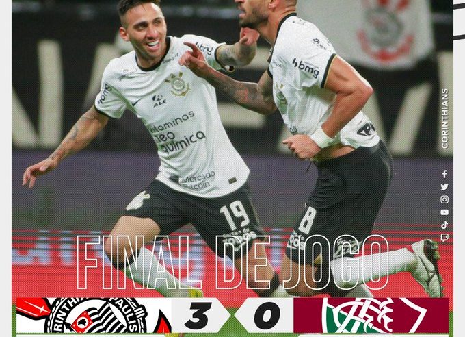 Copa do Brasil: Corinthians vence Fluminense e pega Flamengo na final