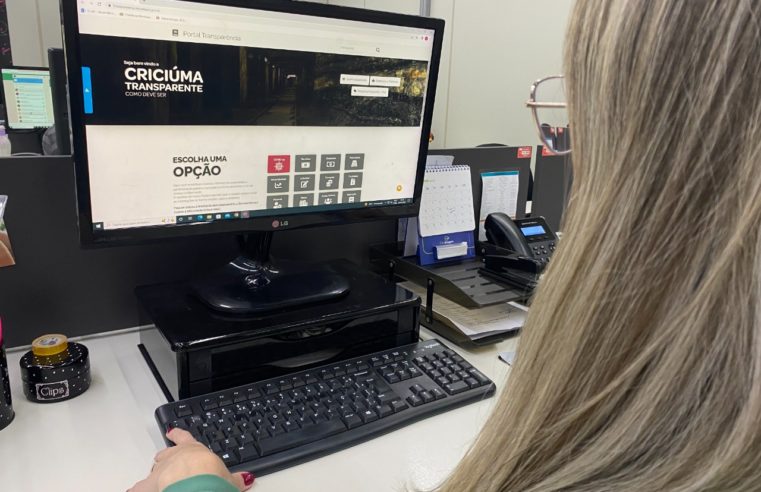 Criciúma: site da prefeitura disponibiliza serviços e acesso à informação