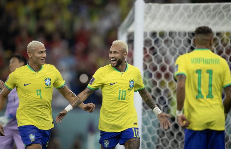 Brasil define classificação no primeiro tempo e goleia Coreia do Sul