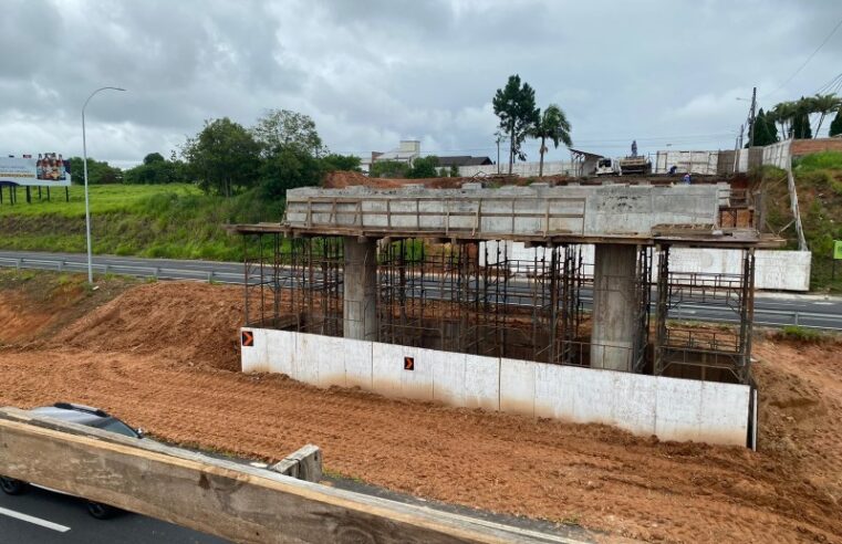 Via Rápida terá mudanças no trânsito devido a nova etapa de obras no viaduto