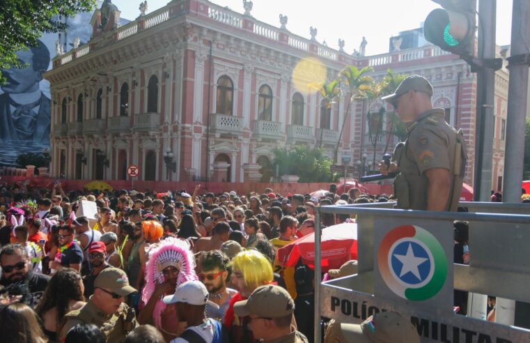 Polícia Militar registra queda de 61,54% de casos de roubo no Carnaval 2023