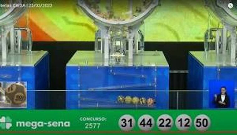 Ninguém acerta as seis dezenas da Mega-Sena 2577 e prêmio vai a R$ 75 milhões; veja números sorteados