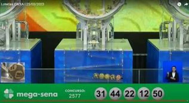 Ninguém acerta as seis dezenas da Mega-Sena 2577 e prêmio vai a R$ 75 milhões; veja números sorteados