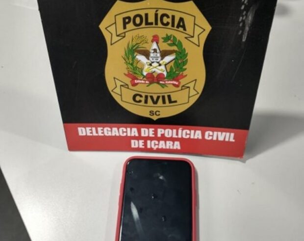Homem que divulgava notícias falsas sobre ataques em escolas de Içara tem celular apreendido