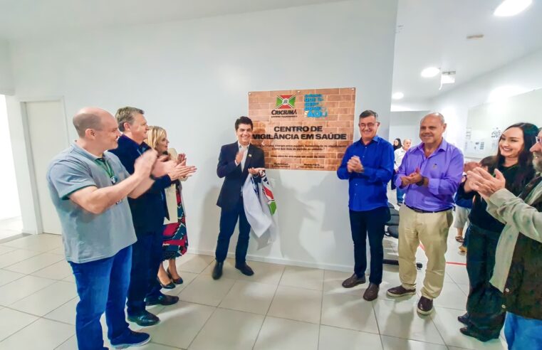 Centro de Vigilância em Saúde é inaugurado em Criciúma