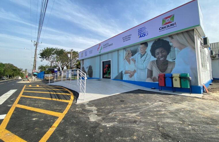 Governo de Criciúma inaugura Santo Agostinho Complexo de Saúde