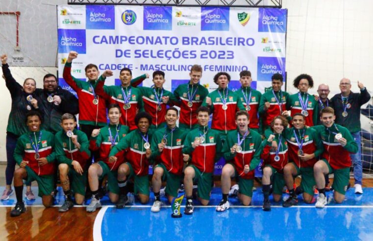 Seleção Catarinense de handebol masculino é vice-campeã do Campeonato Brasileiro de Seleções