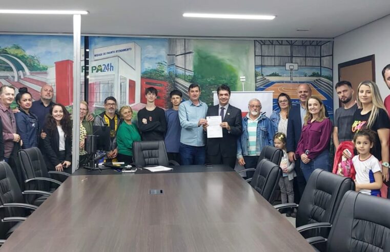 Assinada ordem de serviço para pavimentação de ruas do bairro Primeira Linha