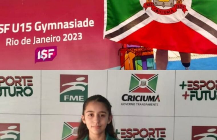 Criciúma conquista medalhas de ouro e bronze nas Olimpíadas Mundiais Escolares