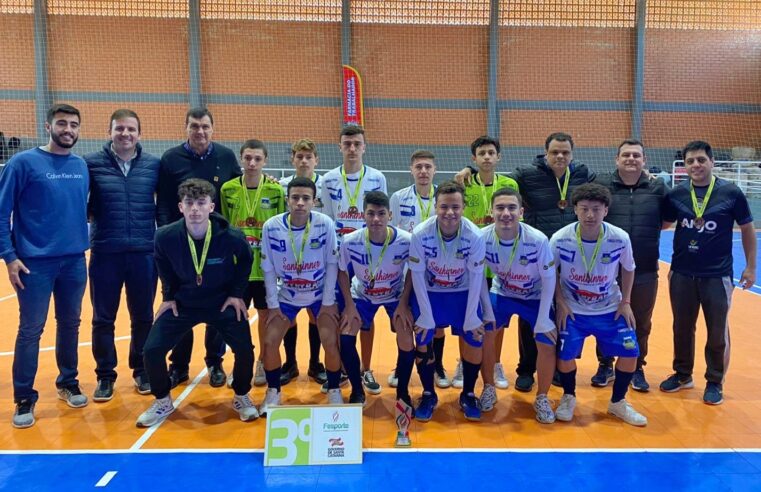 Futsal masculino de Morro da Fumaça disputa pela primeira vez fase estadual da Olesc