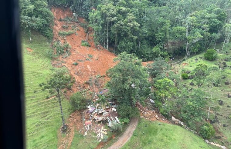 Defesa Civil alerta para riscos de deslizamentos em todo o estado