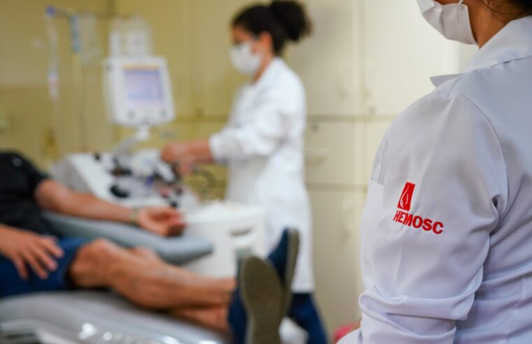 Dia Nacional do Doador: Hemosc realiza atendimento neste sábado