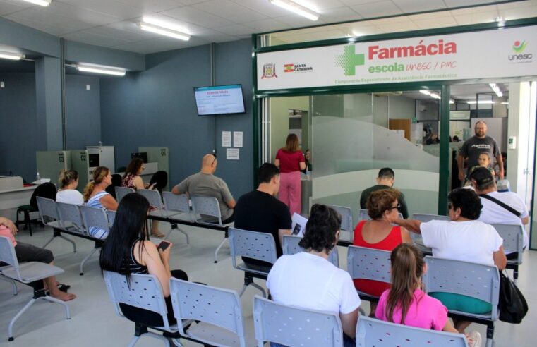 Farmácia Escola Unesc/PMC realiza em torno de 400 atendimentos por dia