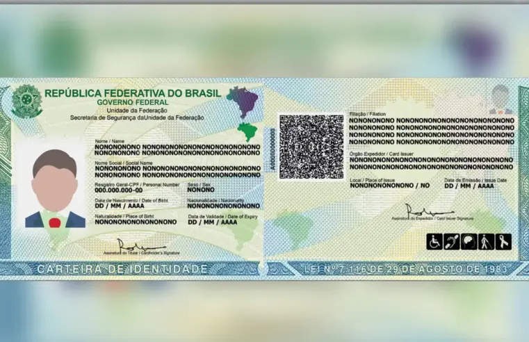 10 milhões de pessoas já têm a a nova Carteira de Identidade Nacional