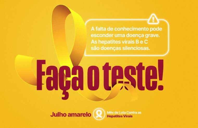 Julho Amarelo alerta para o perigo das hepatites virais