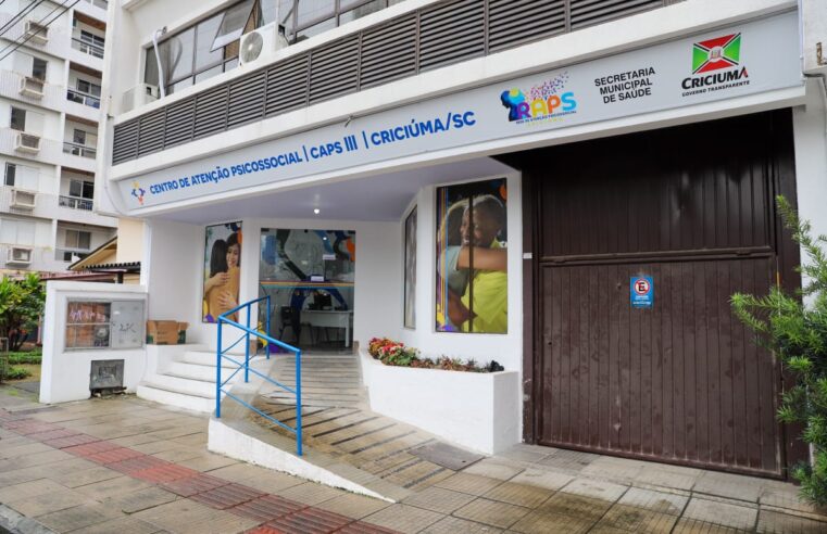Centro de Atenção Psicossocial III de Criciúma é reaberto em novo endereço