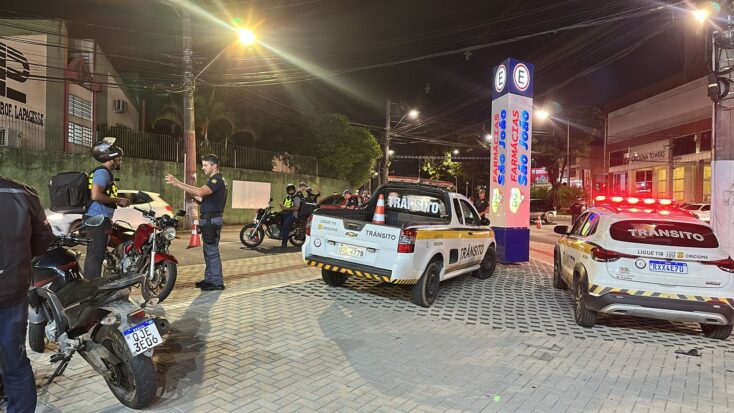 Superintendência de Trânsito realizou fiscalização de motocicletas com escapamento irregular na ultima sexta-feira (11)