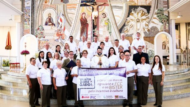 Coral São Marcos apresenta projeto “Fé e Música” na Basílica Santuário SCMJ em Içara