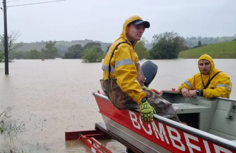 SC realiza simulação de salvamento em desastres naturais