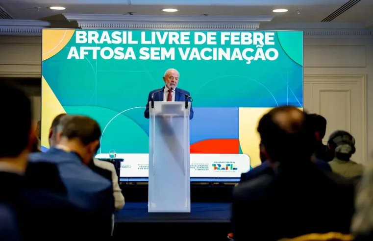 Brasil recebe certificado de país livre da febre aftosa sem vacinação