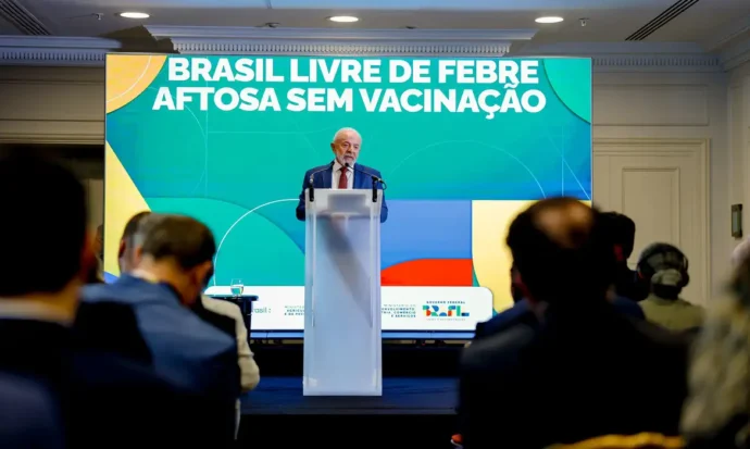 Brasil recebe certificado de país livre da febre aftosa sem vacinação