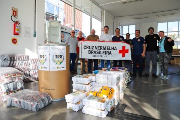 Campanha “100 Toneladas de Solidariedade” atinge 80% da meta em Criciúma