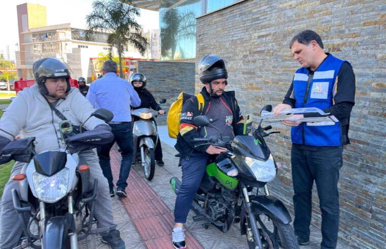 Detran/SC realiza ação especial durante a Semana Nacional do Motociclista