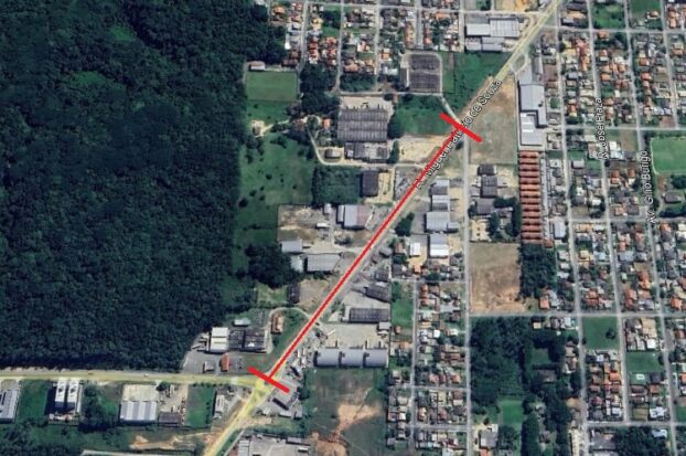Obras do Binário III interditam parte da rua Miguel Patrício de Souza a partir desta quarta-feira, em Criciúma