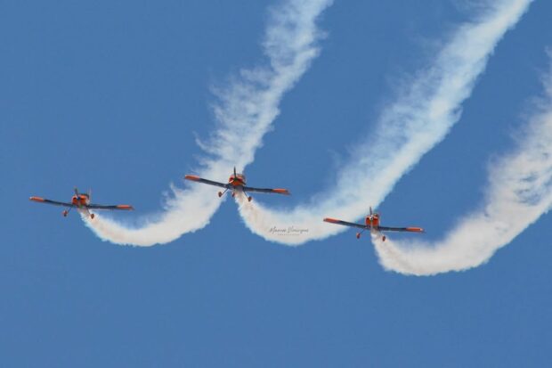 Centenário Criciúma: Esquadrilha Fox apresenta show aéreo sobre o Parque das Nações