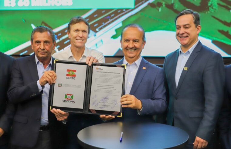 Criciúma CreSCe: Município, Estado e Alesc anunciam pacote com mais de R$ 240 milhões em investimentos