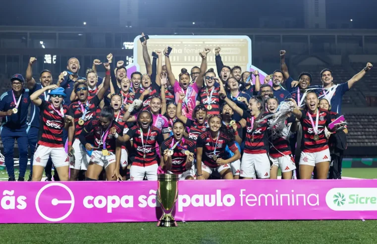 Flamengo goleia Grêmio e conquista Copinha Feminina; Vasco e Corinthians se reencontram para decisão da Copa do Brasil
