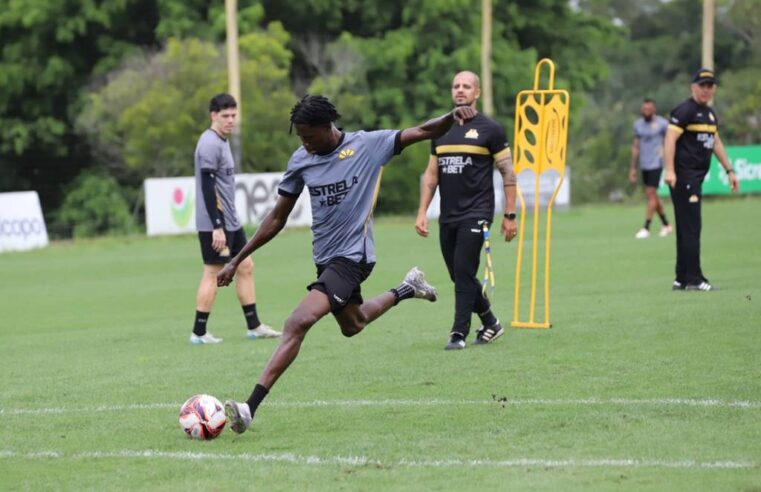 Tigrão início de semana com treinamento técnico e tático