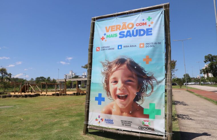Janeiro Azul Turquesa: Criciúma reforça prevenção de enfermidades infecciosas e parasitárias comuns no verão