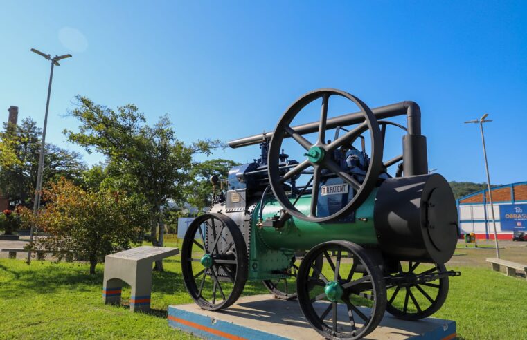 Patrimônio industrial: locomóvel centenário é restaurado e preserva a história de Criciúma
