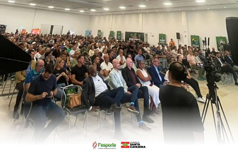 Políticas públicas e gestão esportiva marcam abertura do 1º Encontro do Sistema Esportivo Catarinense