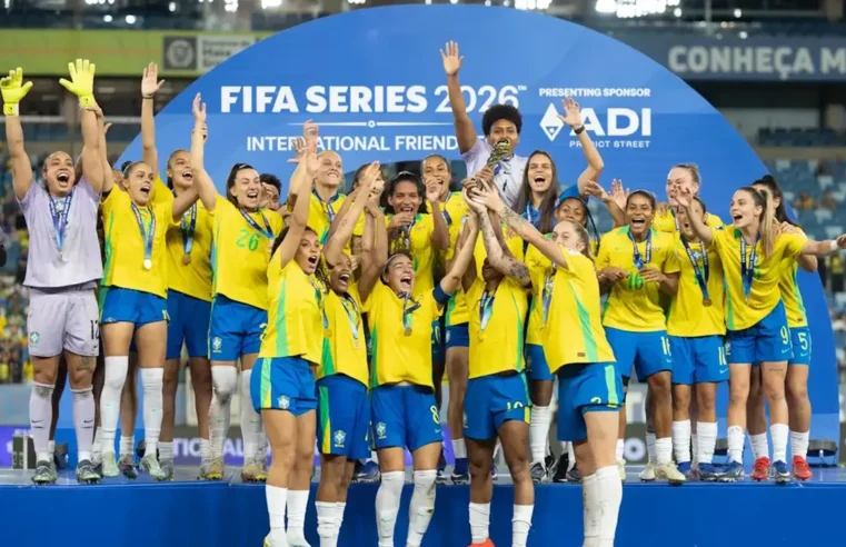 Brasil conquista título do FIFA Series de futebol feminino
